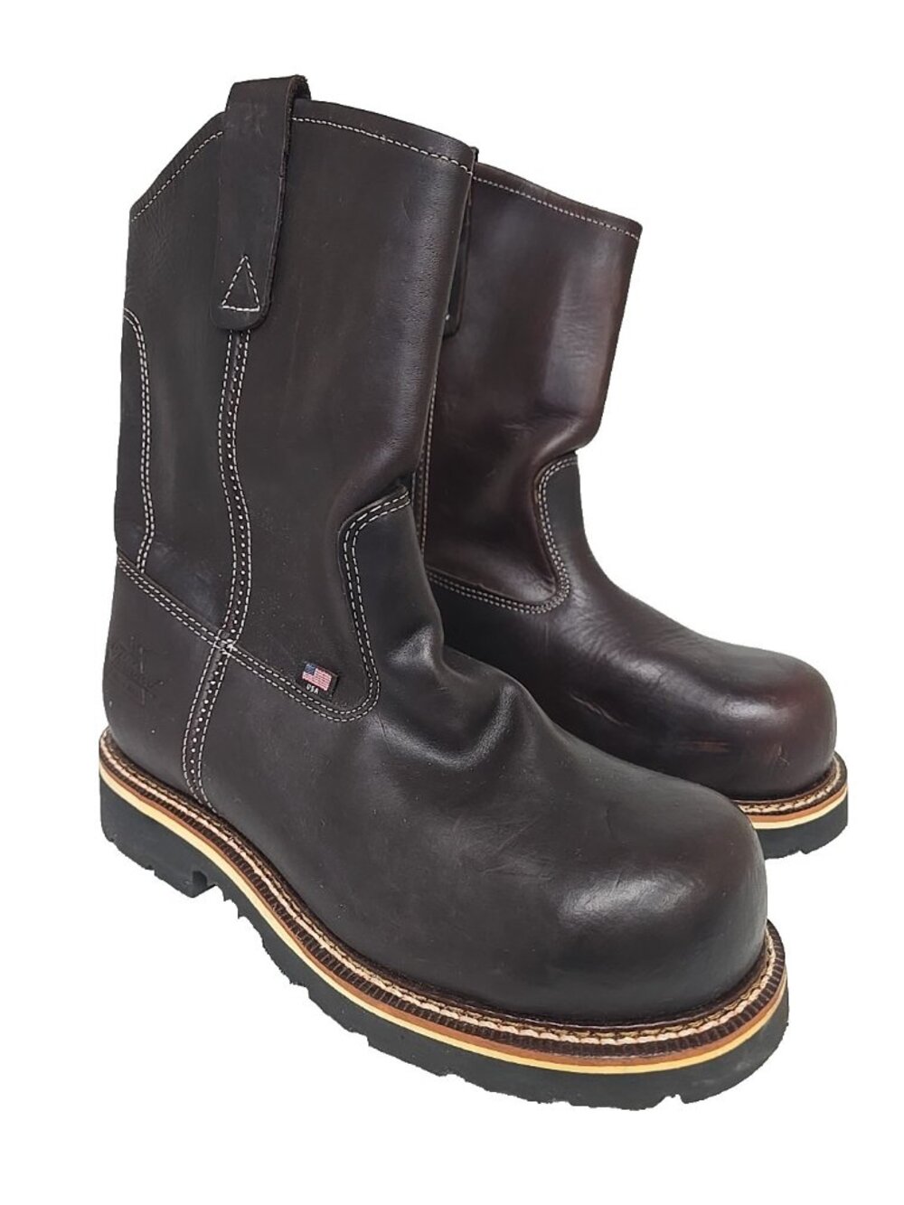 Thorogood Men's Emperor Composite Toe 11" Pull On Work Boot 804-4369 Brown 9D